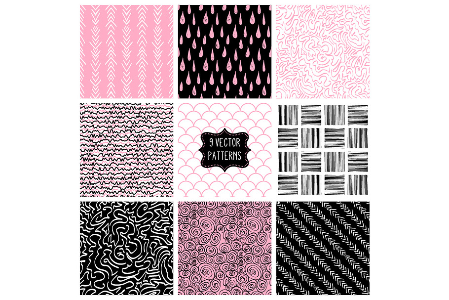 9 vector patterns in Patterns - product preview 8