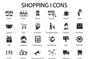 shopping and sales icons