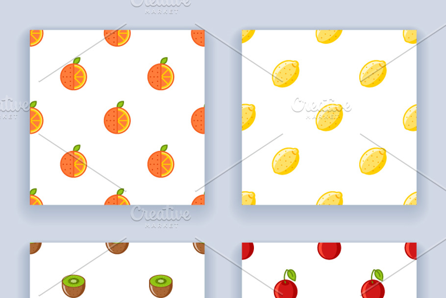 Fruit seamless pattern in Patterns - product preview 8