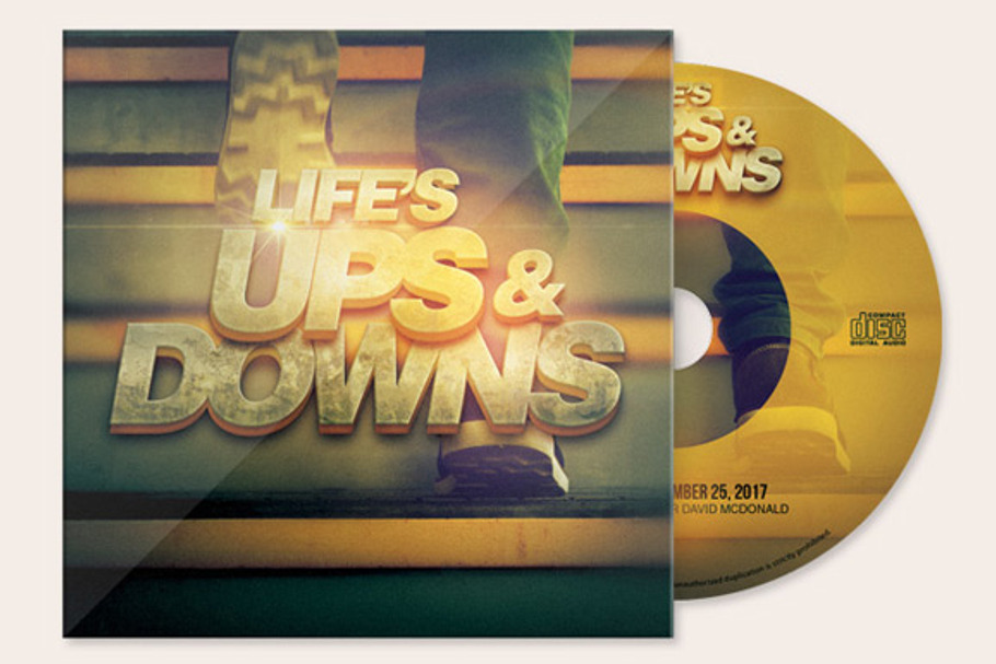Life's Ups and Downs CD Artwork in Templates - product preview 8