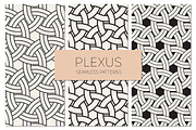 Plexus Seamless Patterns Set 2