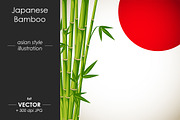 Japanese bamboo - vector design