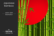 Japanese bamboo background