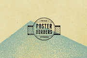 Vintage Poster Borders Texture Pack