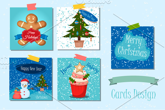 Merry Christmas Bundle in Illustrations - product preview 3