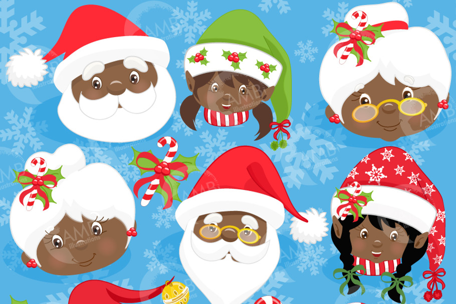 African American Christmas, 1133 in Illustrations - product preview 8