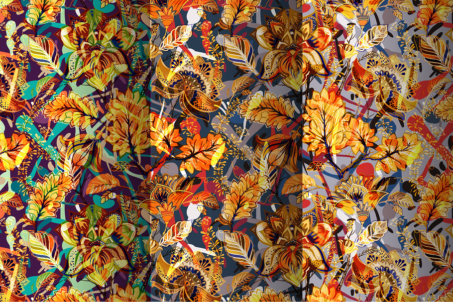 3 Autumn Patterns