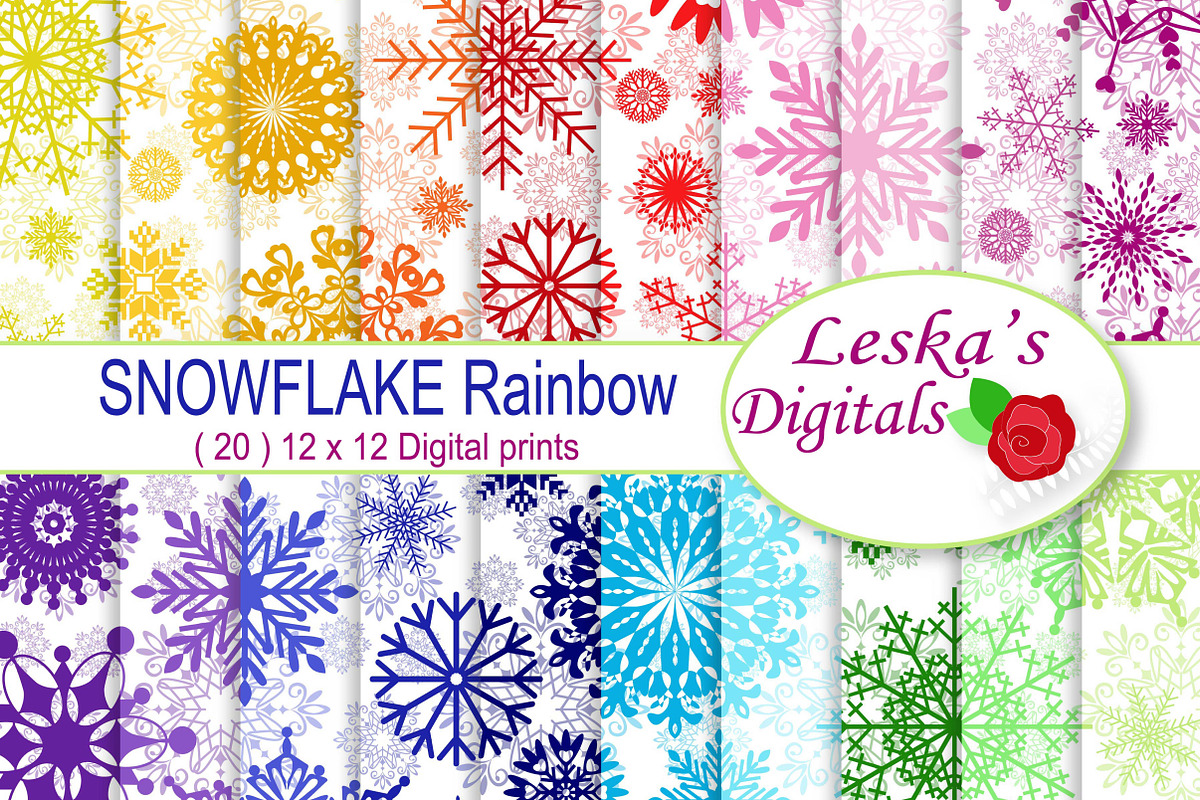 Winter Digital Paper Pack in Patterns - product preview 8