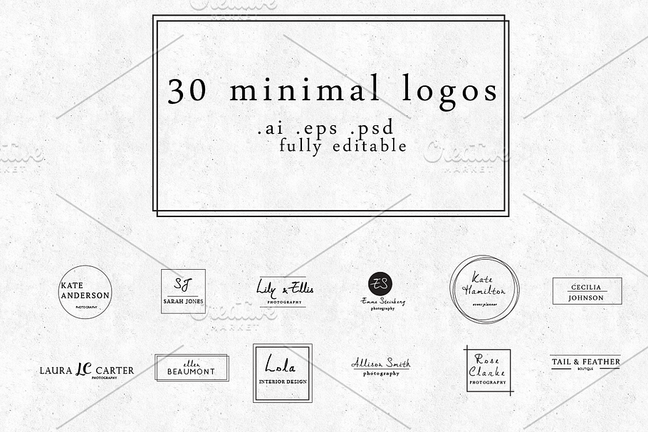 30 Minimal Logo Designs