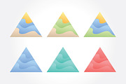 Abstract Colorful Triangle