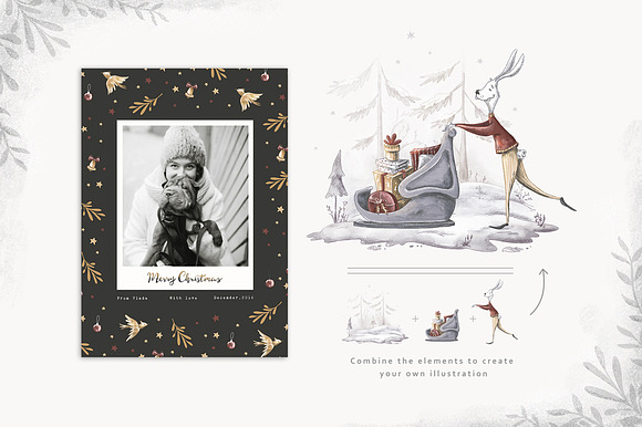 Vintage Christmas Collection in Illustrations - product preview 1