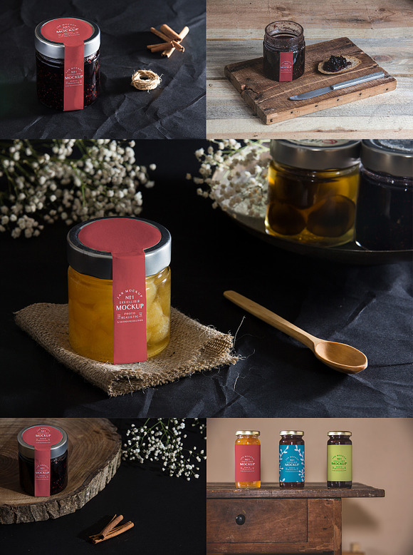 Jar Packaging Mockup Package in Product Mockups - product preview 7