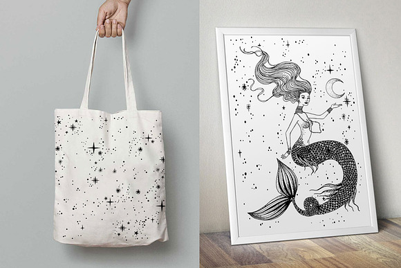 Magical Mermaid in Illustrations - product preview 3
