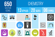 650 Chemistry Icons