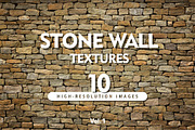 10 Hi-Res STONE WALL TEXTURES Vol.1