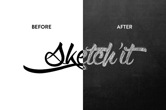 Sketch'it - Chalk and Sketch effects in Add-Ons - product preview 1