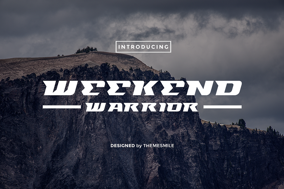 Weekend Warrior Sans Serif Font