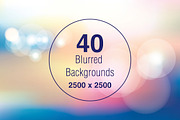 40 Blurred and Pattern Backgrounds