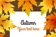 Autumn background for your text. 