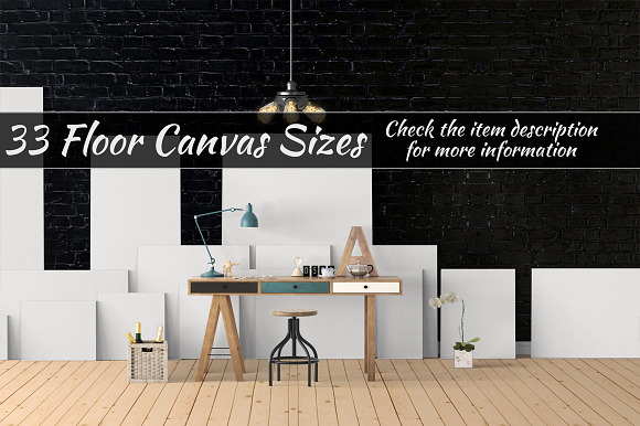 Canvas Mockups Vol 73 in Print Mockups - product preview 3