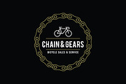 Vintage Bicycle Label Design
