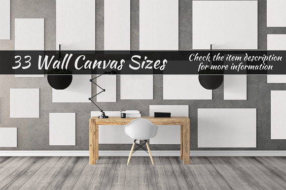 Canvas Mockups Vol 74 in Print Mockups - product preview 2