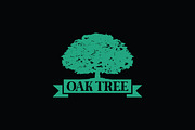 Green Oak Tree Symbol