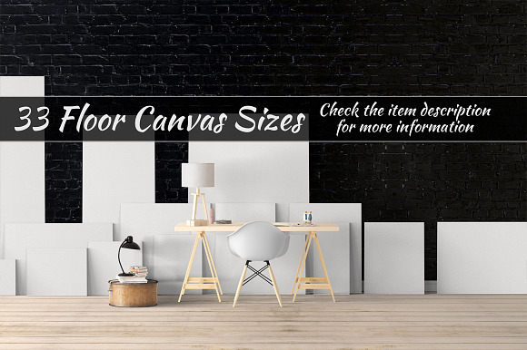 Canvas Mockups Vol 76 in Print Mockups - product preview 3