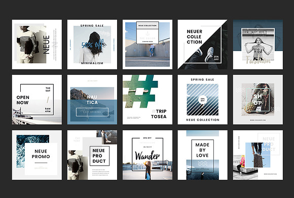 Nautical Social Media Kit_PowerPoint in Social Media Templates - product preview 1
