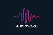 Creative Audio Wave Symbol