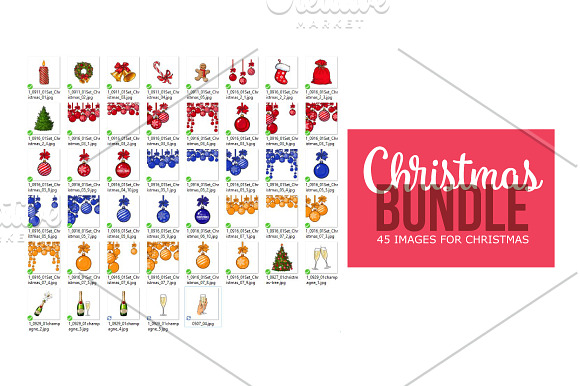 55% OFF 45 Christmas Images  in Objects - product preview 1