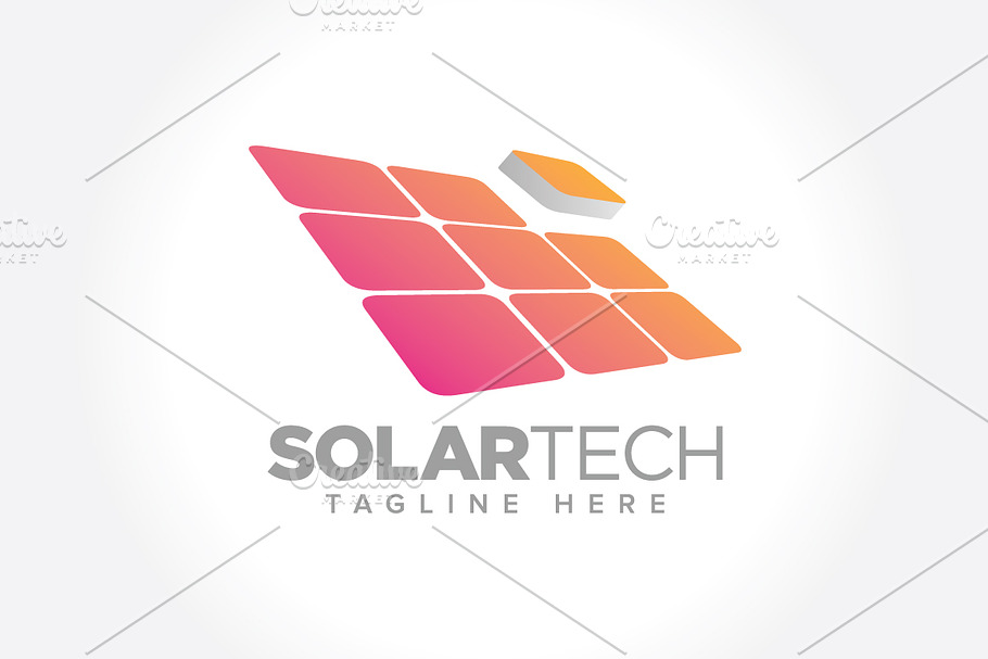 Solar Panel Technology in Logo Templates - product preview 8