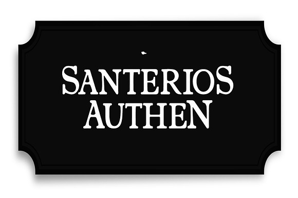 Santerios Santos 40%off in Display Fonts - product preview 3