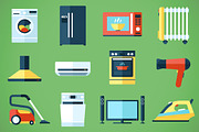 Vector household appliances
