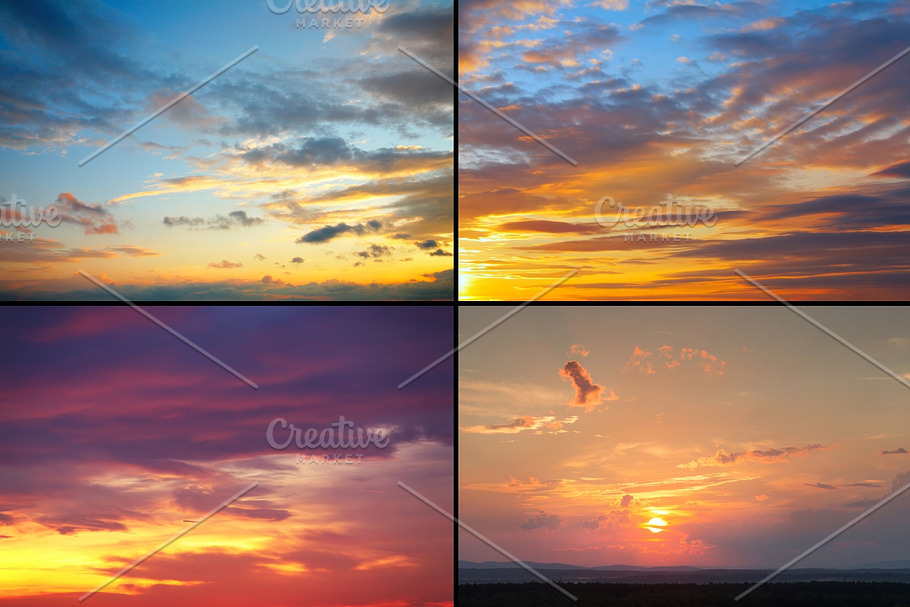 10 Hi-Res Sky backgrounds Vol.1 in Textures - product preview 8
