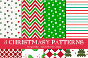 8 Christmasy Patterns