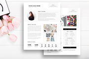 Media Kit Template 2 Page