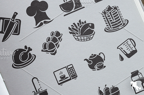 Cooking and Food Icons in Graphics - product preview 1