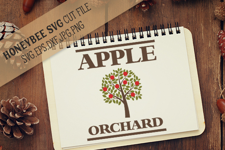 Apple Orchard Country Sign in Illustrations - product preview 8