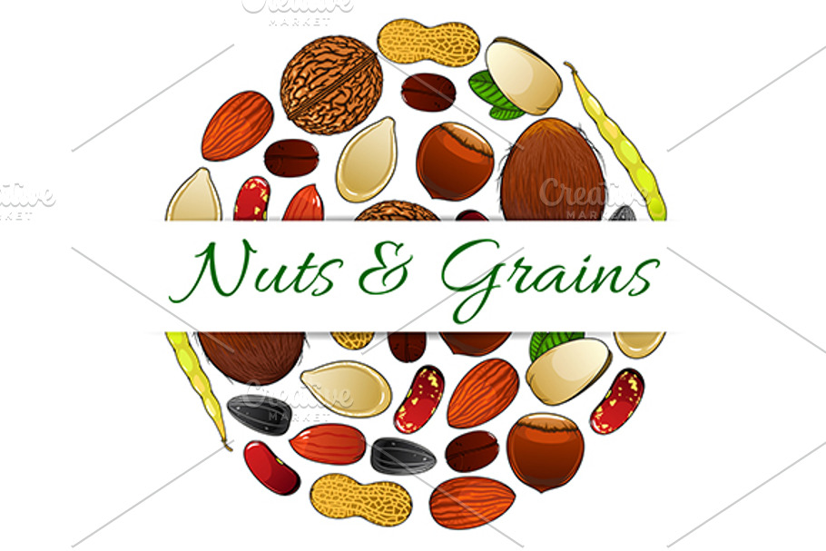 Nutritious nuts and grains