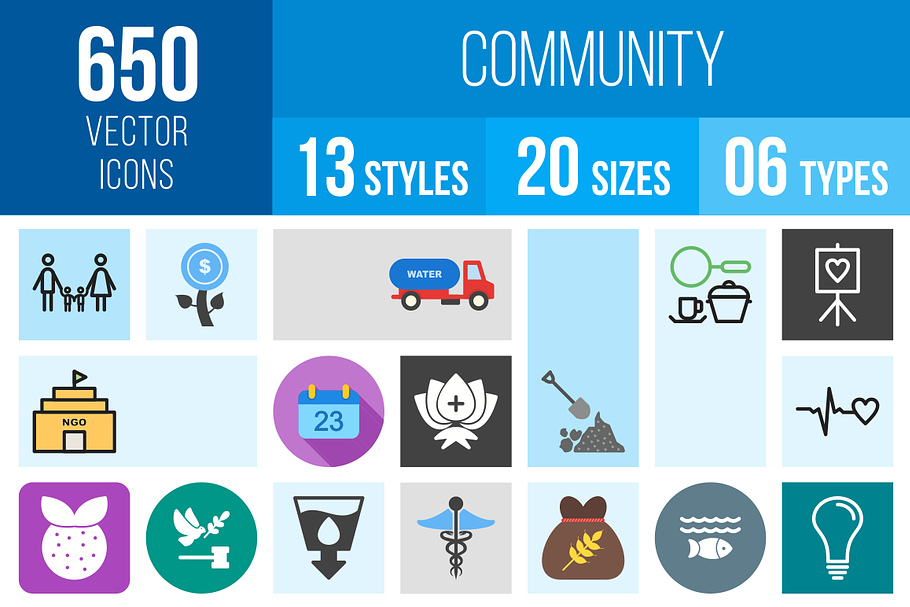 650 Community Icons