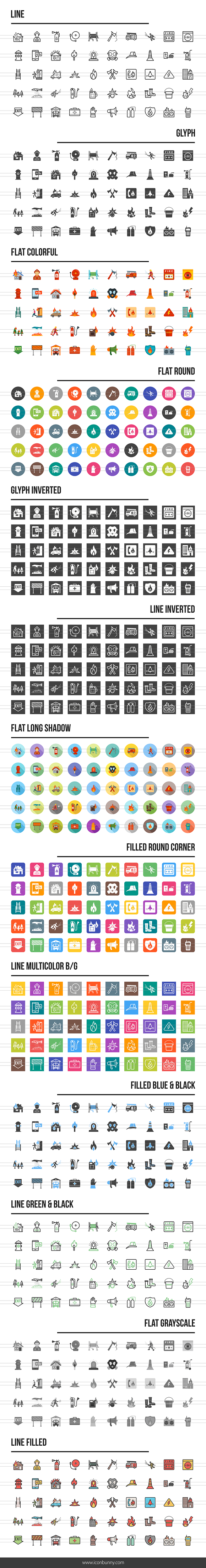 650 Firefighting Icons in Graphics - product preview 1