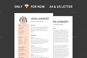 Resume & Cover Template · A4 & US
