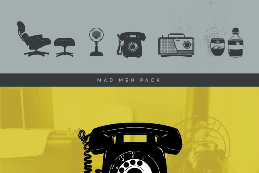 Mad Men Pack in Objects - product preview 8