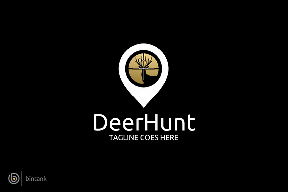 Deer Hunt Logo in Logo Templates - product preview 1