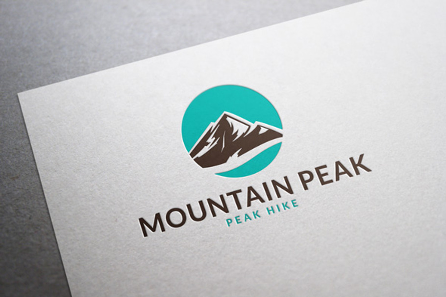 Mountain Peak Logo in Logo Templates - product preview 8