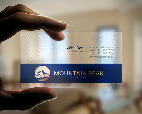 Mountain Peak Logo in Logo Templates - product preview 3