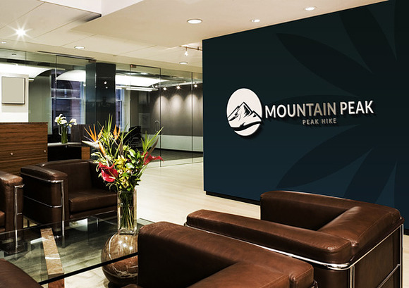 Mountain Peak Logo in Logo Templates - product preview 4