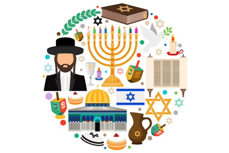 Jewish holiday symbols
