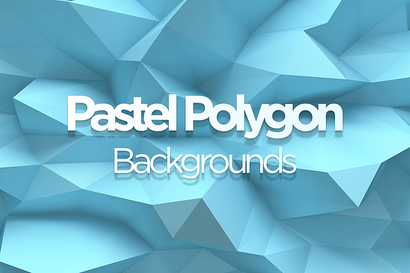 Pastel Polygon Backgrounds 10 items in Textures - product preview 2